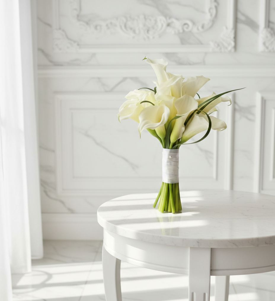Cala lilly bridal bouquet