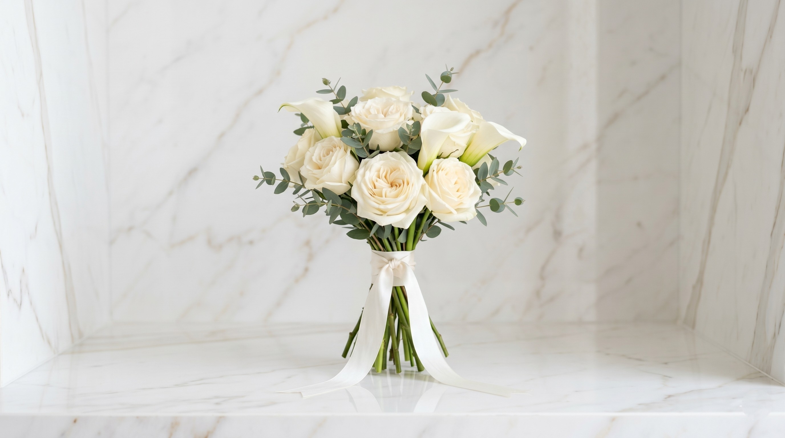 Rose and calalilly bridal bouquet