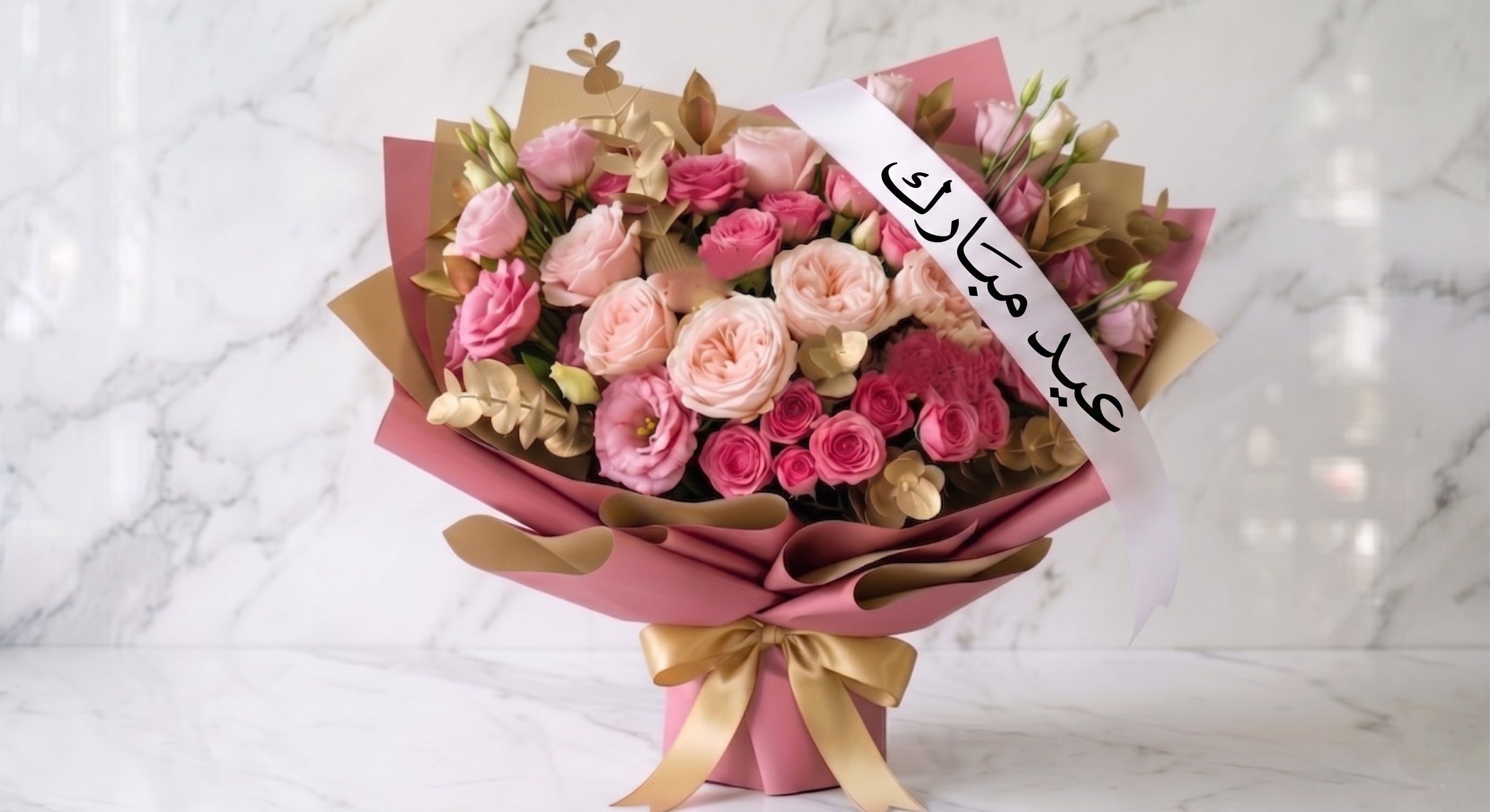 EID MUBARAK SPECIAL PINK BOUQUET