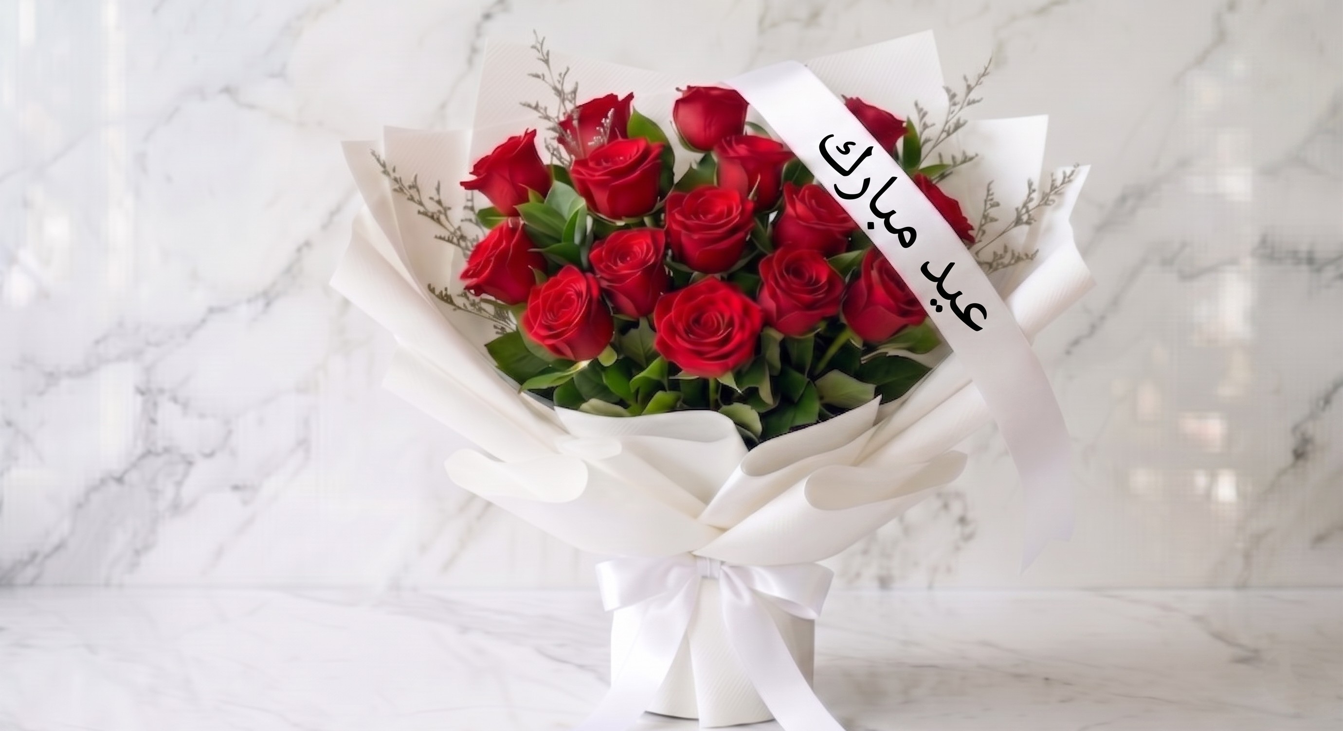 EID MUBARAK SPECIAL RED ROSE BOUQUET