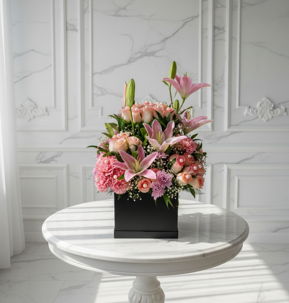 eid special pink pearl arrangement