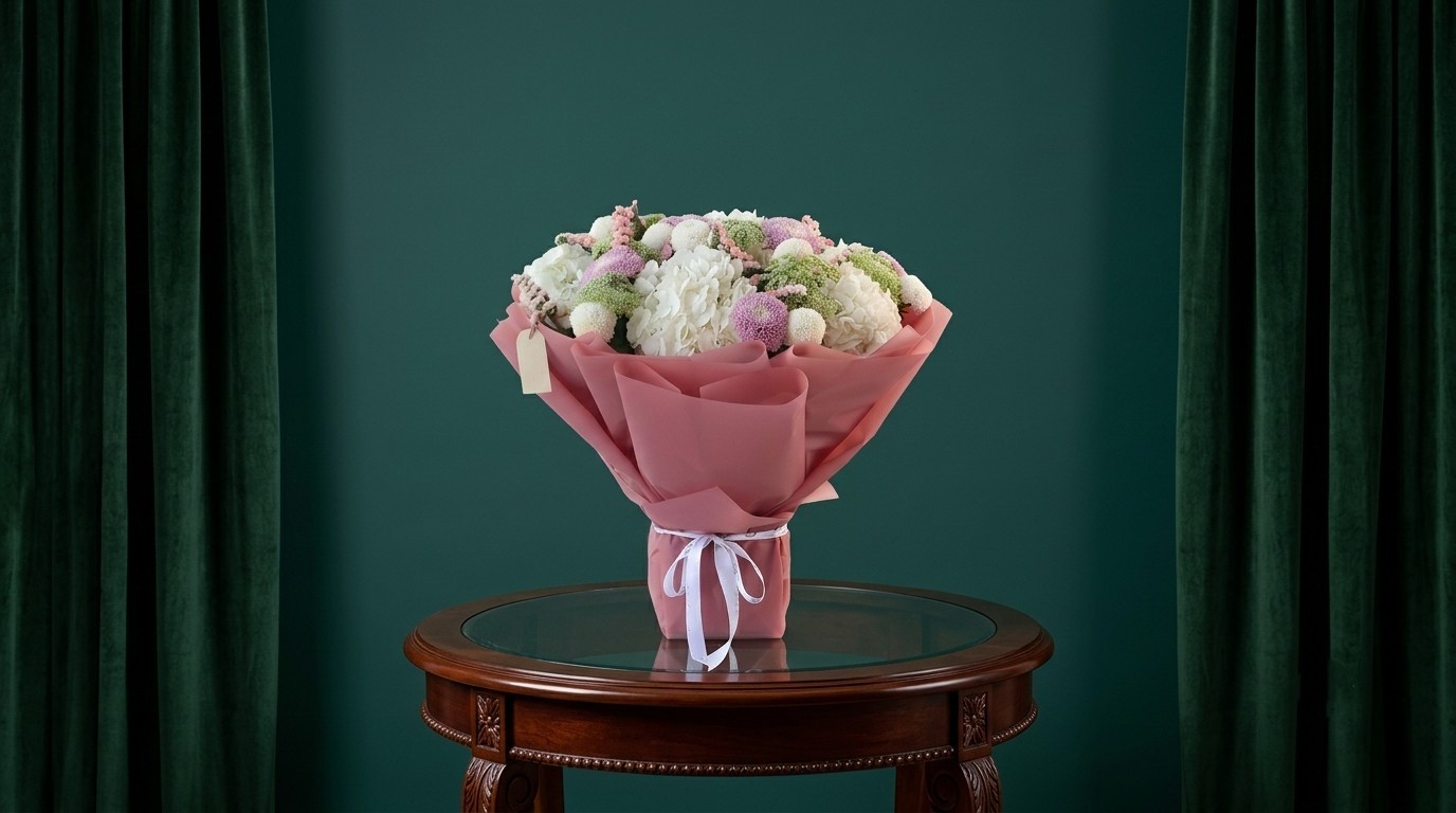Flower bouquet mixed pinkish premium bouquet