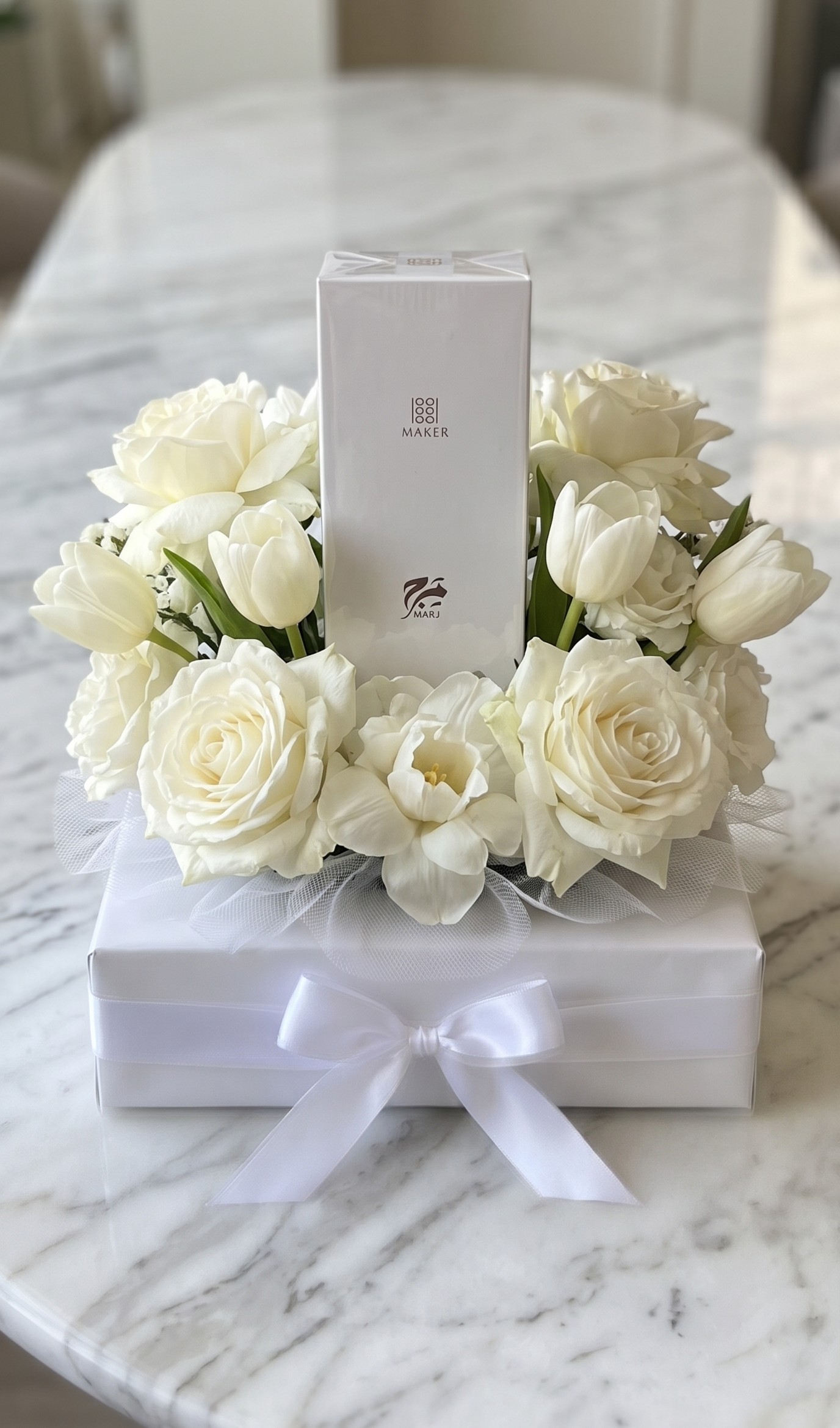 تنسيق عطر مزيج الجمال الأبيض