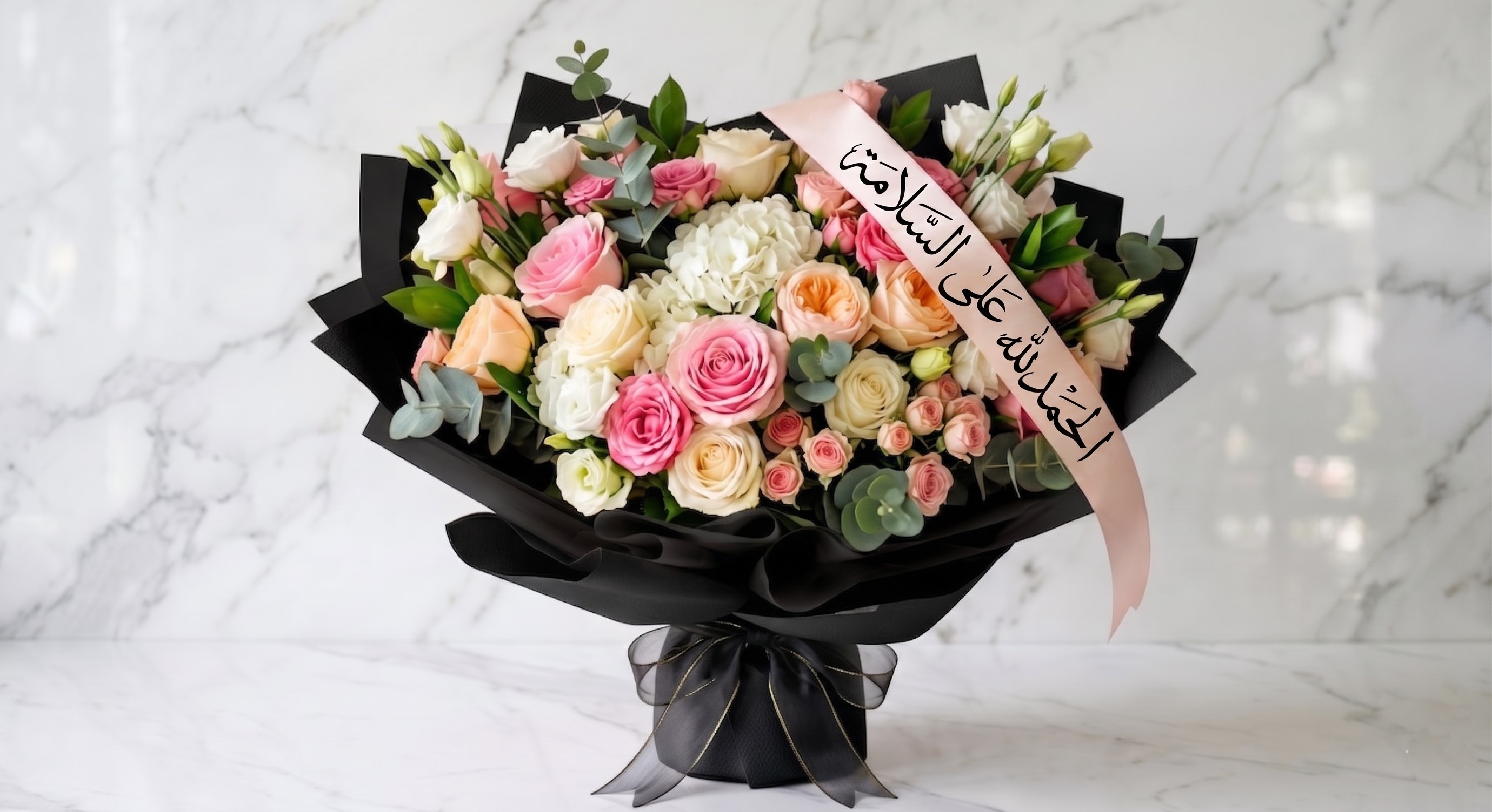 Get well soon colorful bouquet