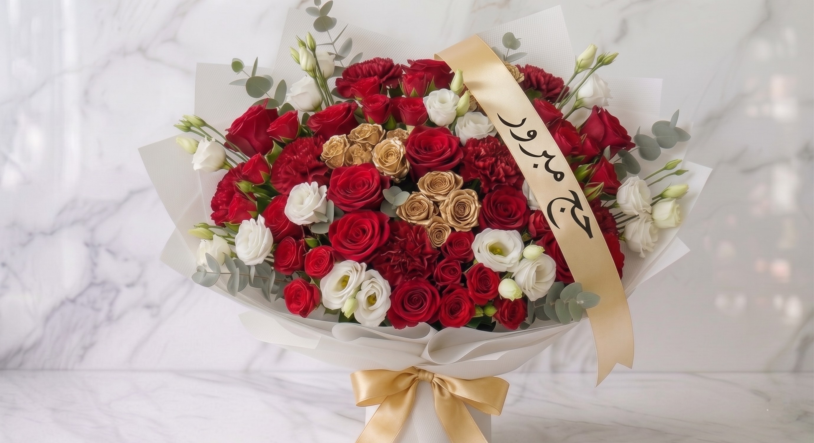 hajj special luxury red velvet bouquet