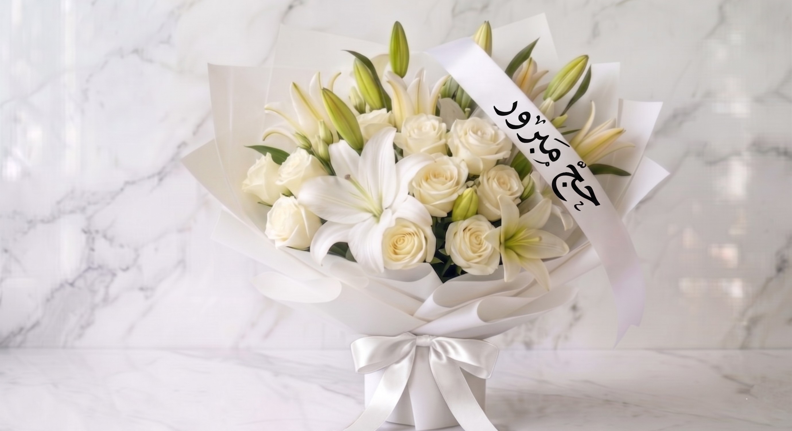 باقة الحج البيضاء المميزة