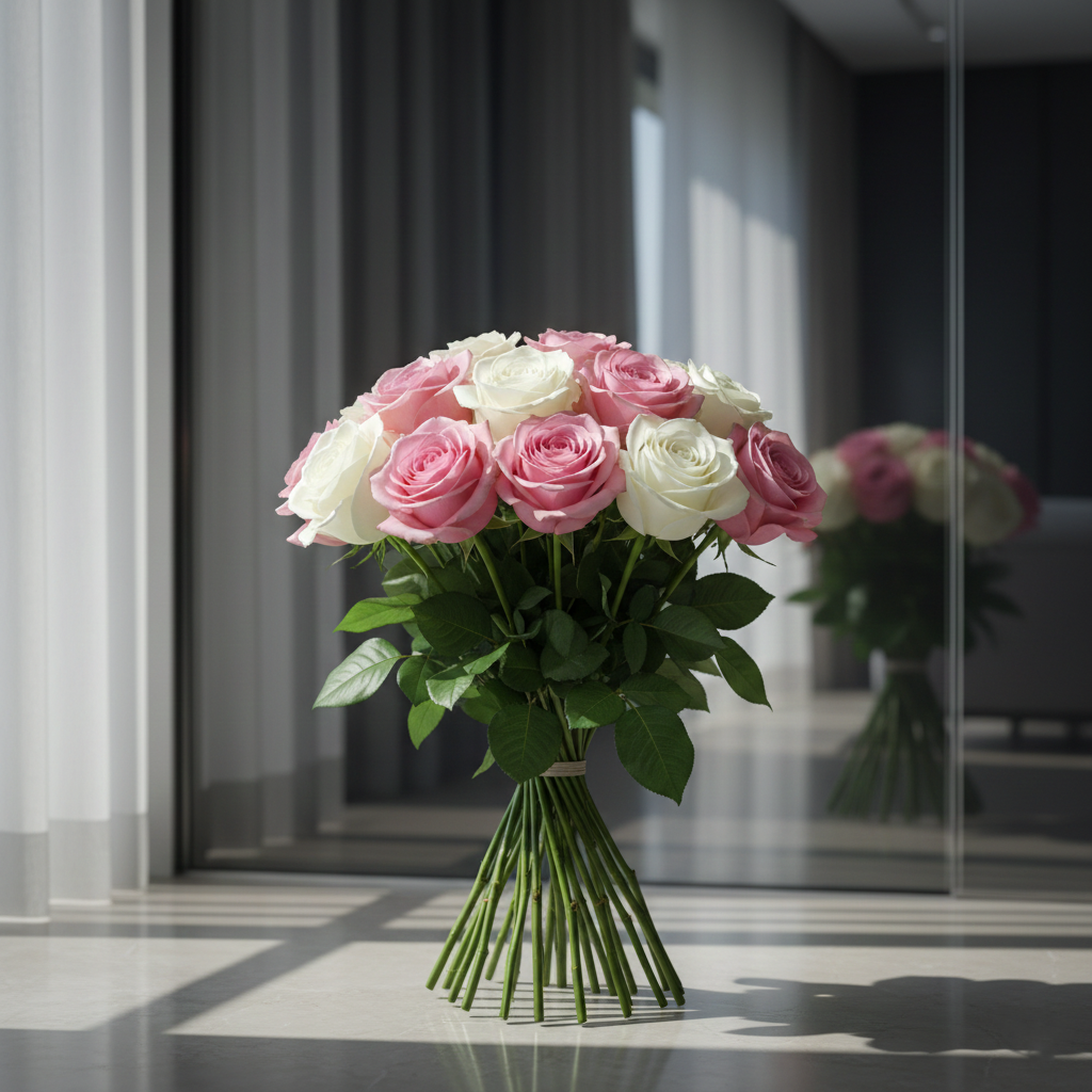 20 WHITE & PINK NO-5054
