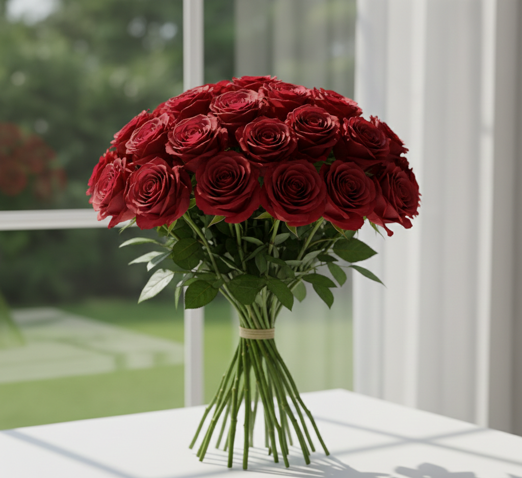 25 RED ROSES SET NO-5061