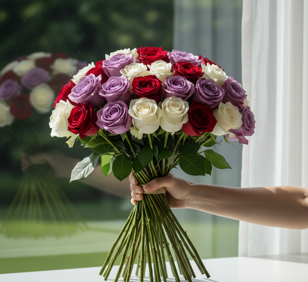 25 MIX ROSES SET NO-5058