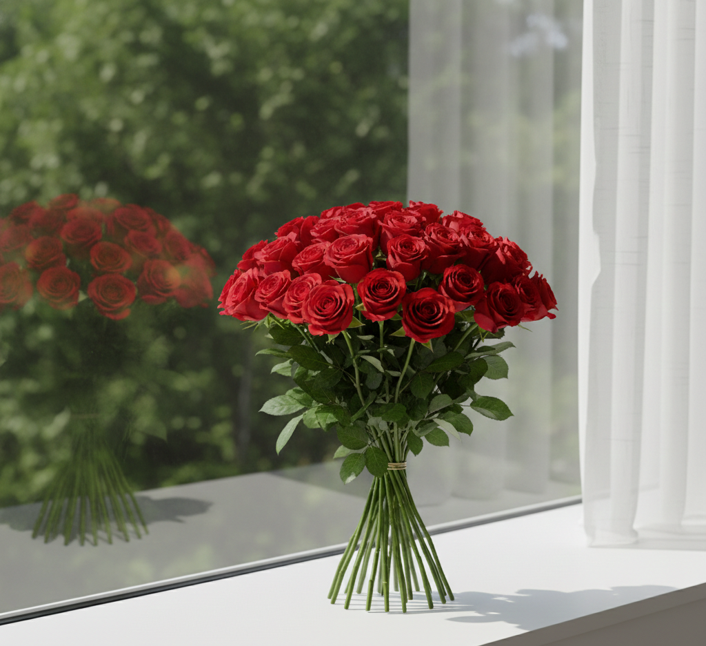 25 RED ROSES SET NO-5014